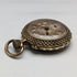 Circa 1890 Antique Pountet Chavet Pocket Watch with Gold Filling and Gunmetal Case in Good Working Condition